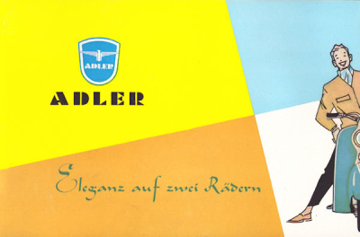 Adler Junior Luxus Prospekt ca. 1957
