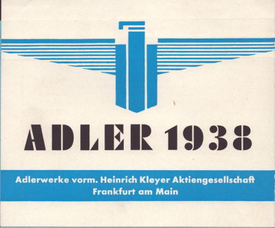 Adler Programm 1938