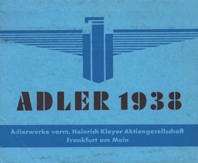 Adler Programm 1938