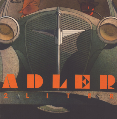 Adler 2 Liter Prospekt 1938