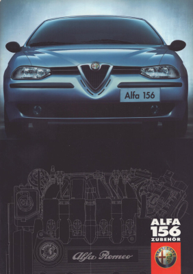 Alfa-Romeo 156 Zubehör Prospekt 8.1999