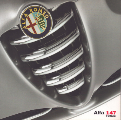 Alfa-Romeo 147 Fünftürer Prospekt 5.2001