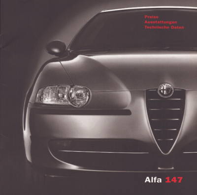 Alfa-Romeo 147 Preisliste 4.2002