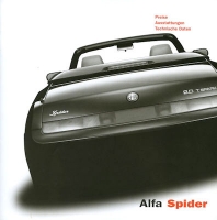 Alfa-Romeo Spider pricelist 8.2001