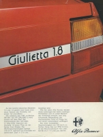 Alfa-Romeo Giulietta 1.8 Prospekt 5.1979
