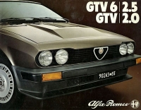 Alfa-Romeo GTV 6 2.5 / GTV 2.0 Prospekt 1981