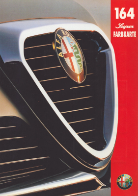 Alfa-Romeo 164 Super Farbkarte 4.1995