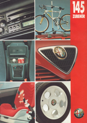 Alfa-Romeo 145 Zubehör Prospekt 12.1995
