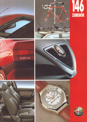 Alfa-Romeo 146 Zubehör Prospekt 7.1995