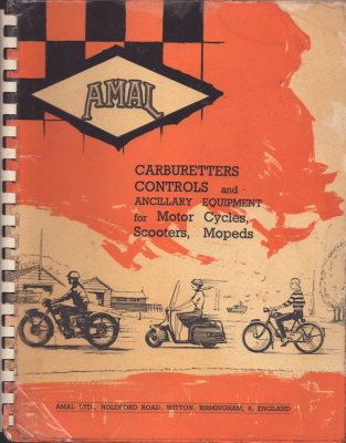 Amal LTD., Birmingham / GB Carburetters Zweirad Vergaser Katalog 1964