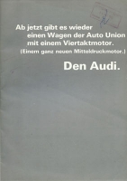 Audi 72 (F 103) Prospekt 10.1965
