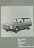 Audi Variant Prospekt 1966