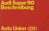 Audi Super 90 Prospekt 2.1968