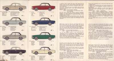 Preview: Audi Super 90 Farben 8.1967