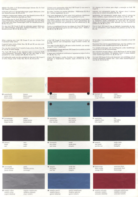 Preview: Audi 100 Coupé S Farben 8.1970