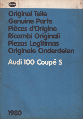 Audi 100 Coupe S Bildkatalog 1980