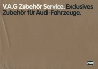 Audi Zubehör Prospekt ca. 1983