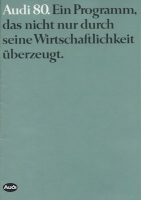 Audi 80 B 2 Prospekt 1.1983