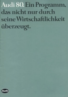 Audi 80 B 2 brochure 1.1983