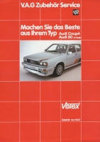 Audi 80 / 80 Coupé B 2 Accessories brochure 6.1982