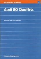 Audi 80 B 2 Quattro repair manual 12.1982