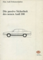 Audi 100 C 3 brochure 9.1982