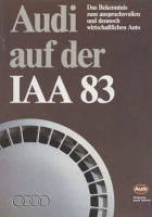 Audi IAA program 1983/84