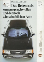 Audi 100 C 3 Im Blickpunkt brochure ca. 1984