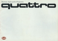 Audi Quattro program 3.1985