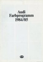 Audi Colors 1984/85