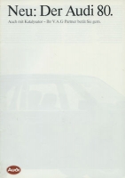 Audi 80 B 2 brochure 1.1985