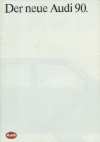 Audi 90 B 2 brochure 9.1984