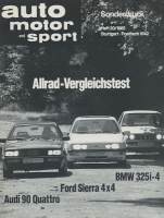 Audi 90 Quattro B 2 Test 1985