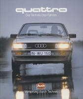 Audi Quattro brochure 10.1984