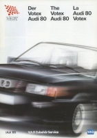 Audi 80 B 2 Accessories brochure IAA 1985