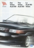 Audi 80 B 2 Accessories brochure 11.1985