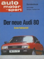 Audi 80 B 3 Test 9.1986