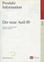 Audi 80 B 3 Product Information 7.1986