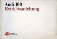 Audi 100 owner`s manual 7.1986