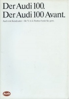 Audi 100 C 3 / Avant brochure 7.1986