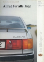 Audi Quattro brochure 2.1988