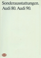 Audi 80 / 90 B 3 Special equipment brochure 1.1988