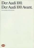 Audi 100 C 3 / Avant brochure 8.1987