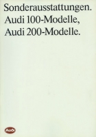 Audi 100 / 200 C 3 Sonderausstattung Prospekt 5.1988