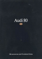 Audi 80 B 3 Prospekt 9.1988