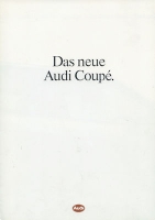 Audi Coupé B 3 Prospekt ca. 10.1988