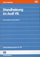 Audi V 8 Reparaturanleitung 3.1989