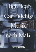 Audi / Bose Musik System Prospekt 8.1989