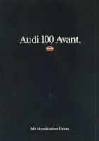 Audi 100 C 3 Avant brochure 6.1990