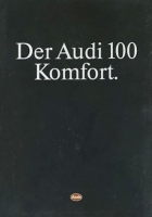 Audi 100 C 3 Komfort Prospekt 6.1990